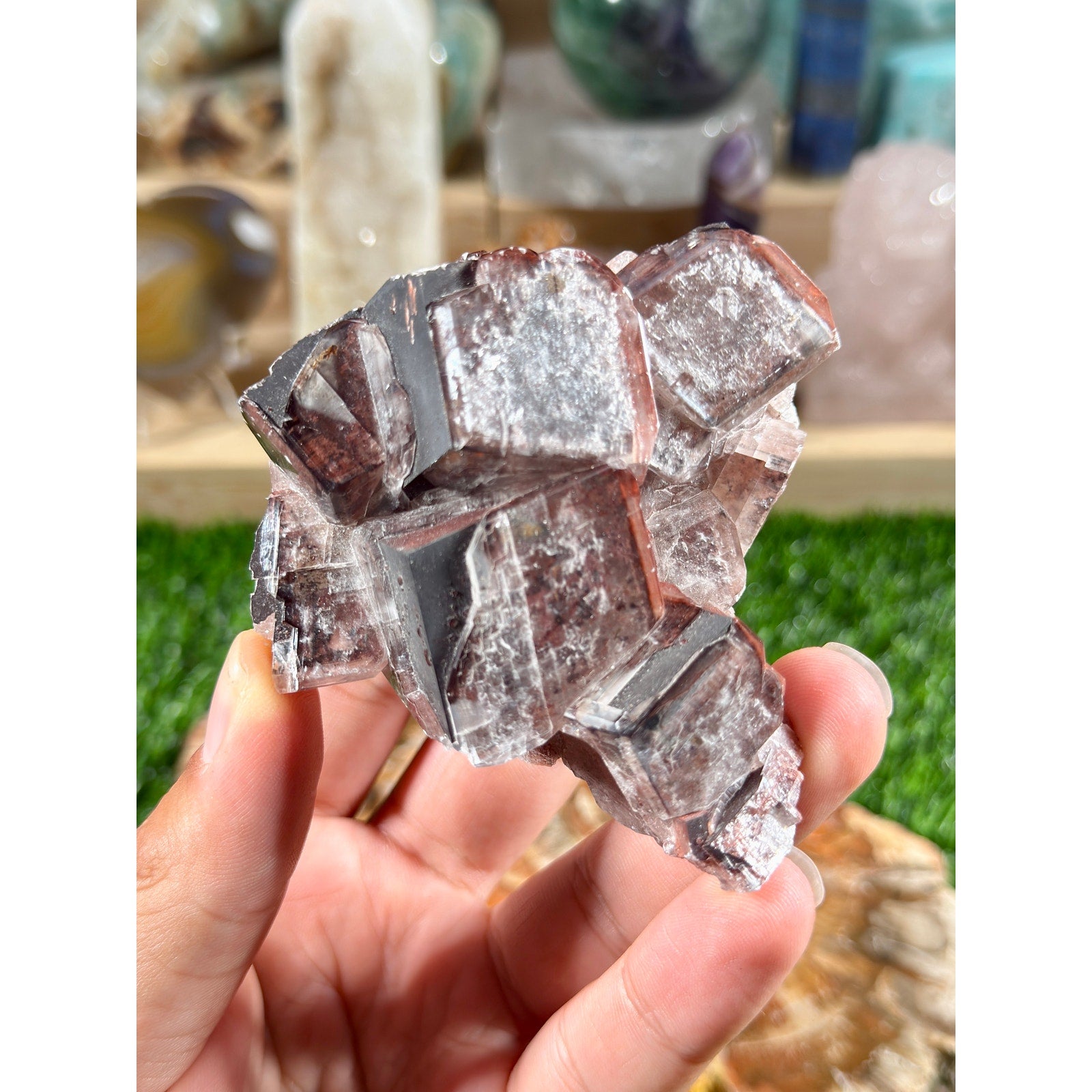 Chocolate Calcite Cluster | 6.4 oz / 181 g | Rare Brown Crystal Cluster
