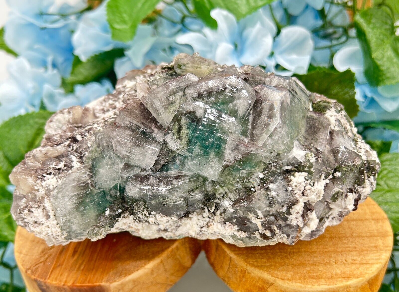 Bi-Color Fluorite Raw Crystal Specimen - 3lb 3oz