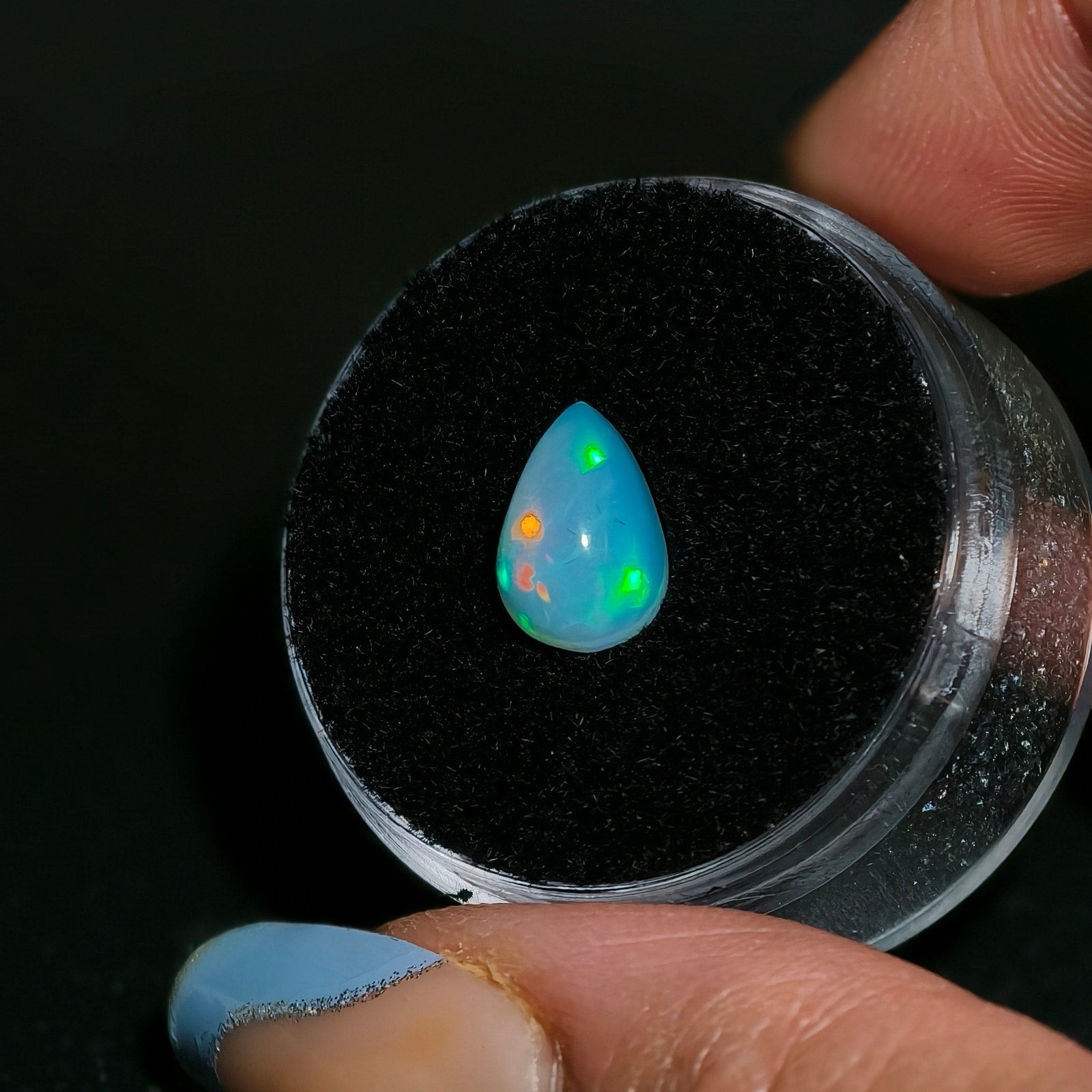 1.50ct Ethiopian Welo Opal Pear Cabochon Gemstone