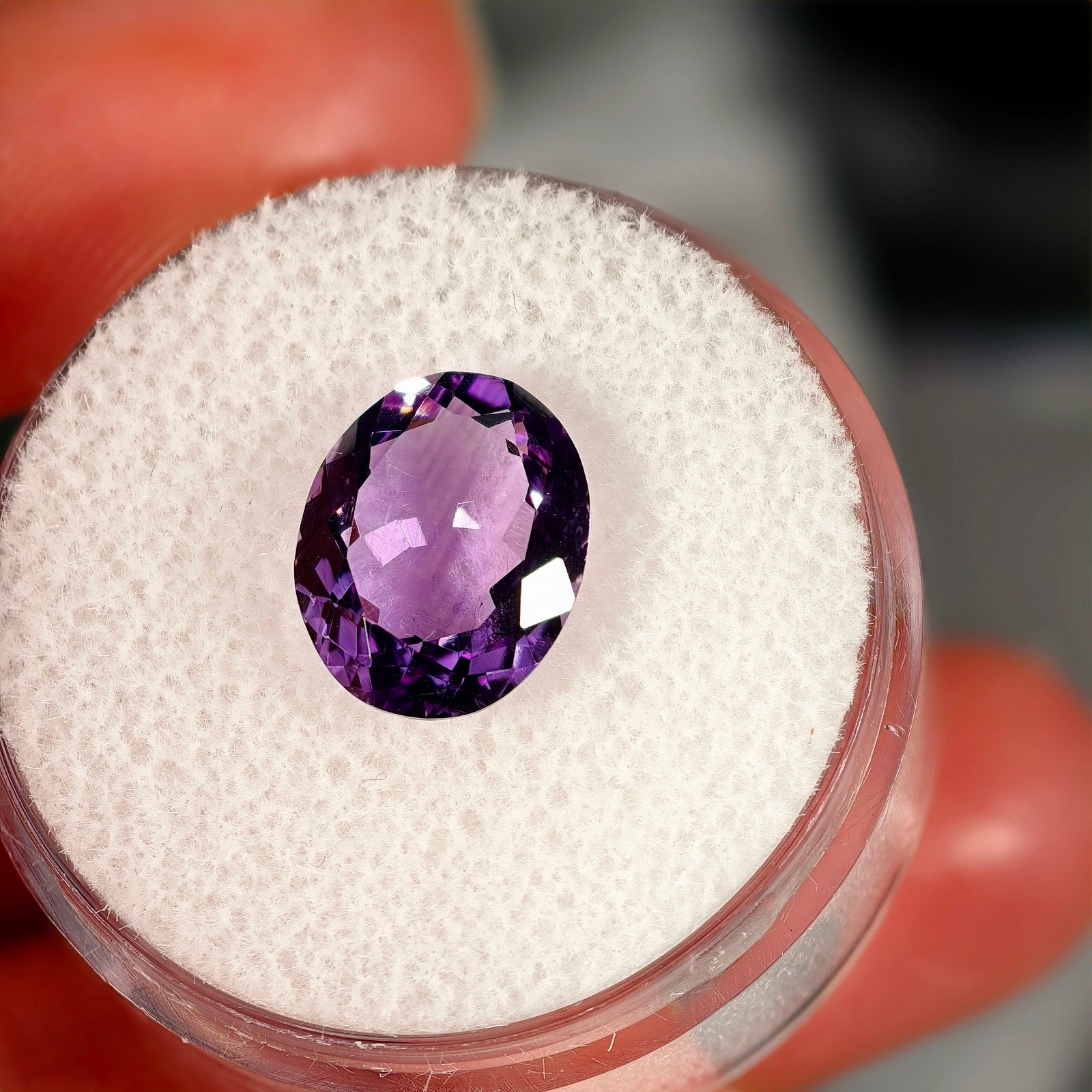 2.90ct Amethyst Oval Cut Gemstone