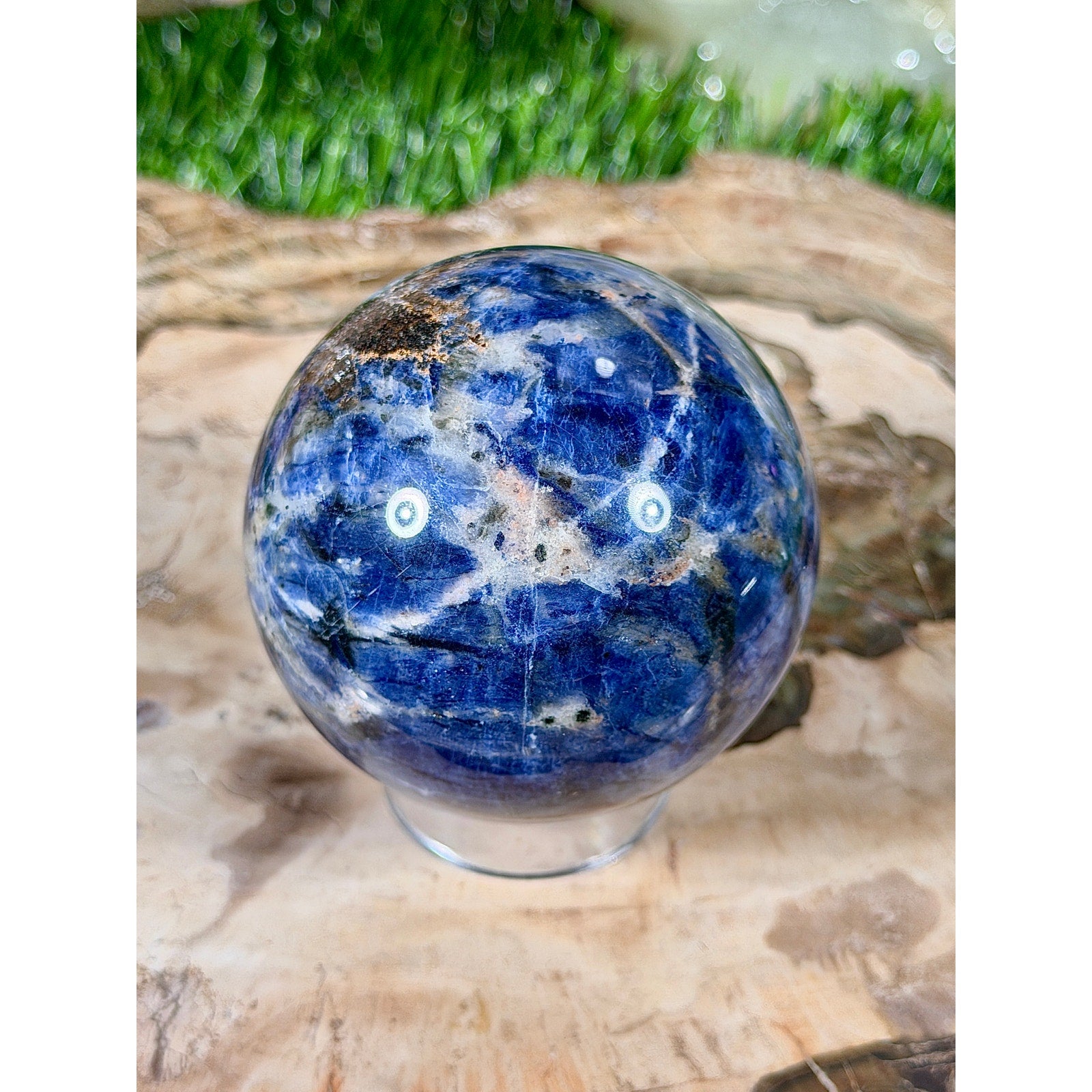 56mm Sodalite Crystal Sphere 8.2 oz