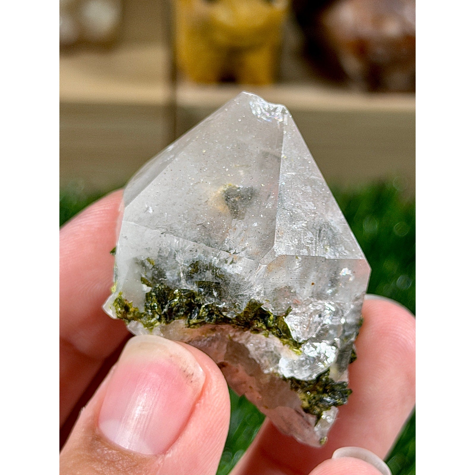 Epidote Included Quartz  1.8 oz (51g)