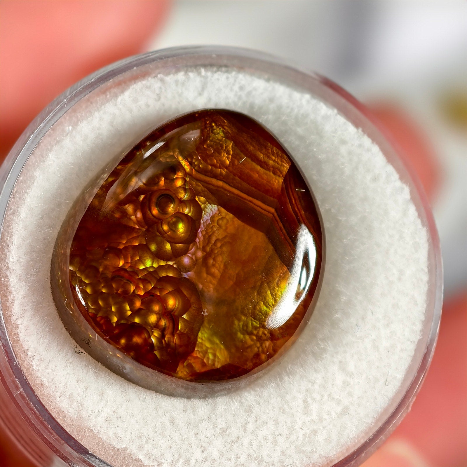 30.00ct High Quality Mexican Fire Agate Gemstone
