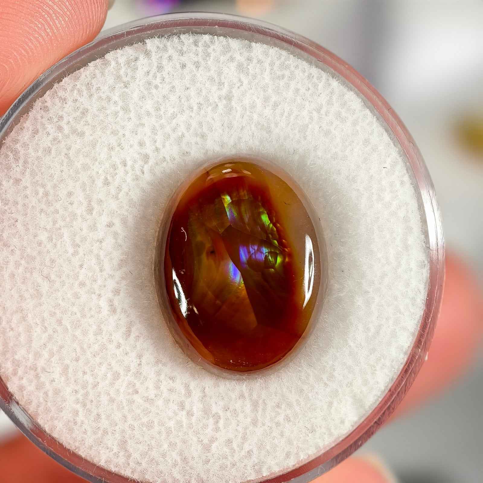 9.95ct High Quality Mexican Fire Agate Gemstone