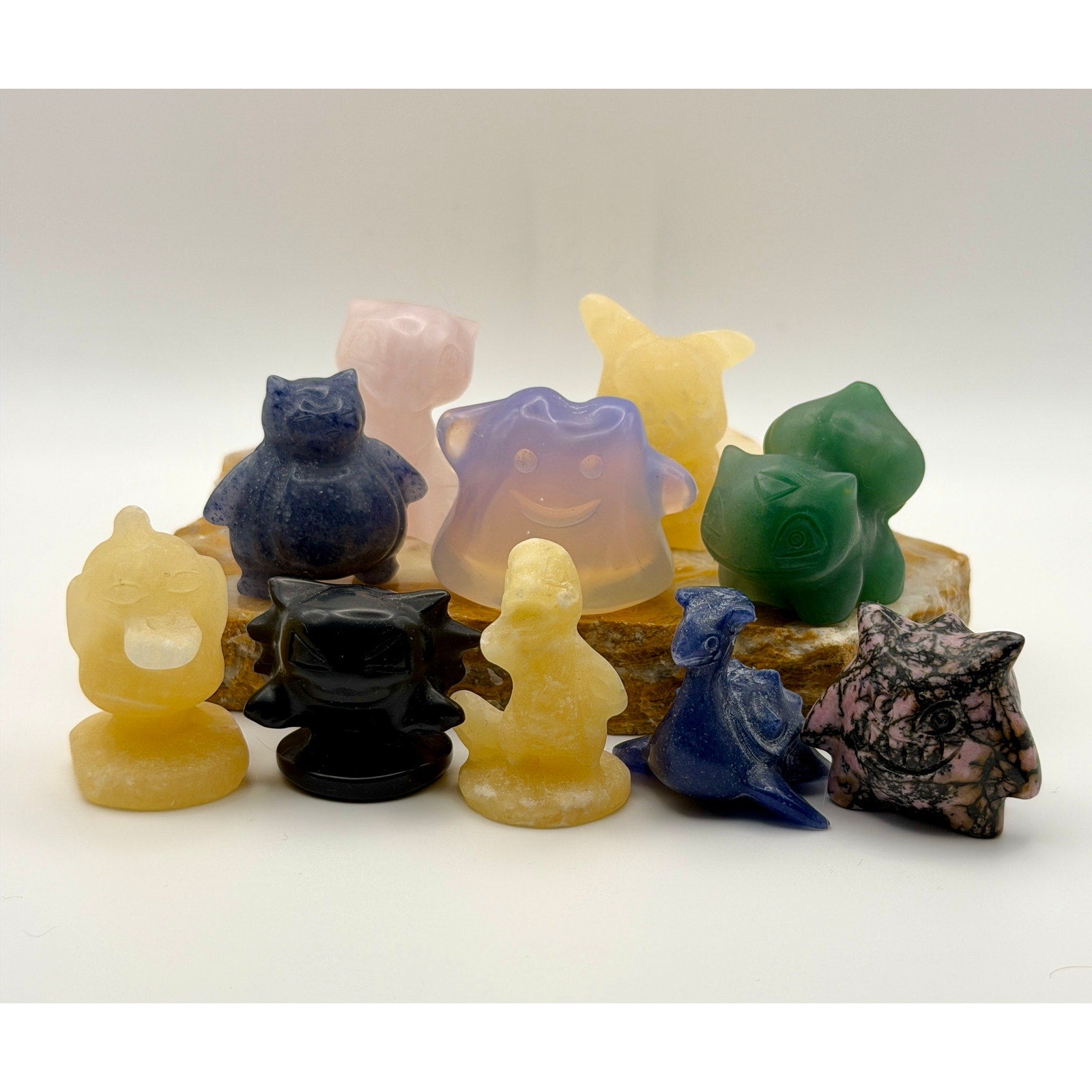 10 Piece Pokémon Crystal Carving Set