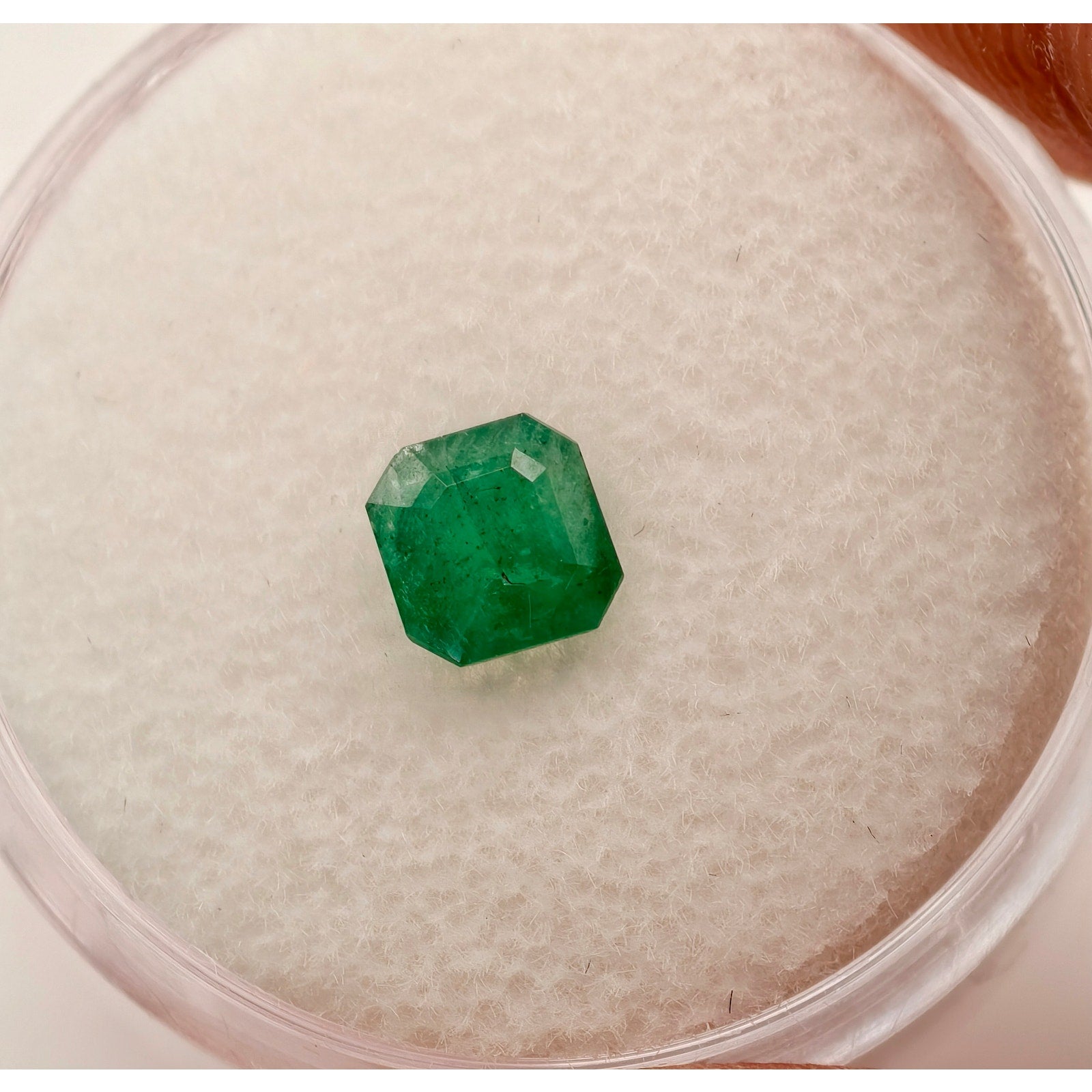 0.60ct Brazilian Emerald Faceted Emerald Cut Gemstone $60 OBO