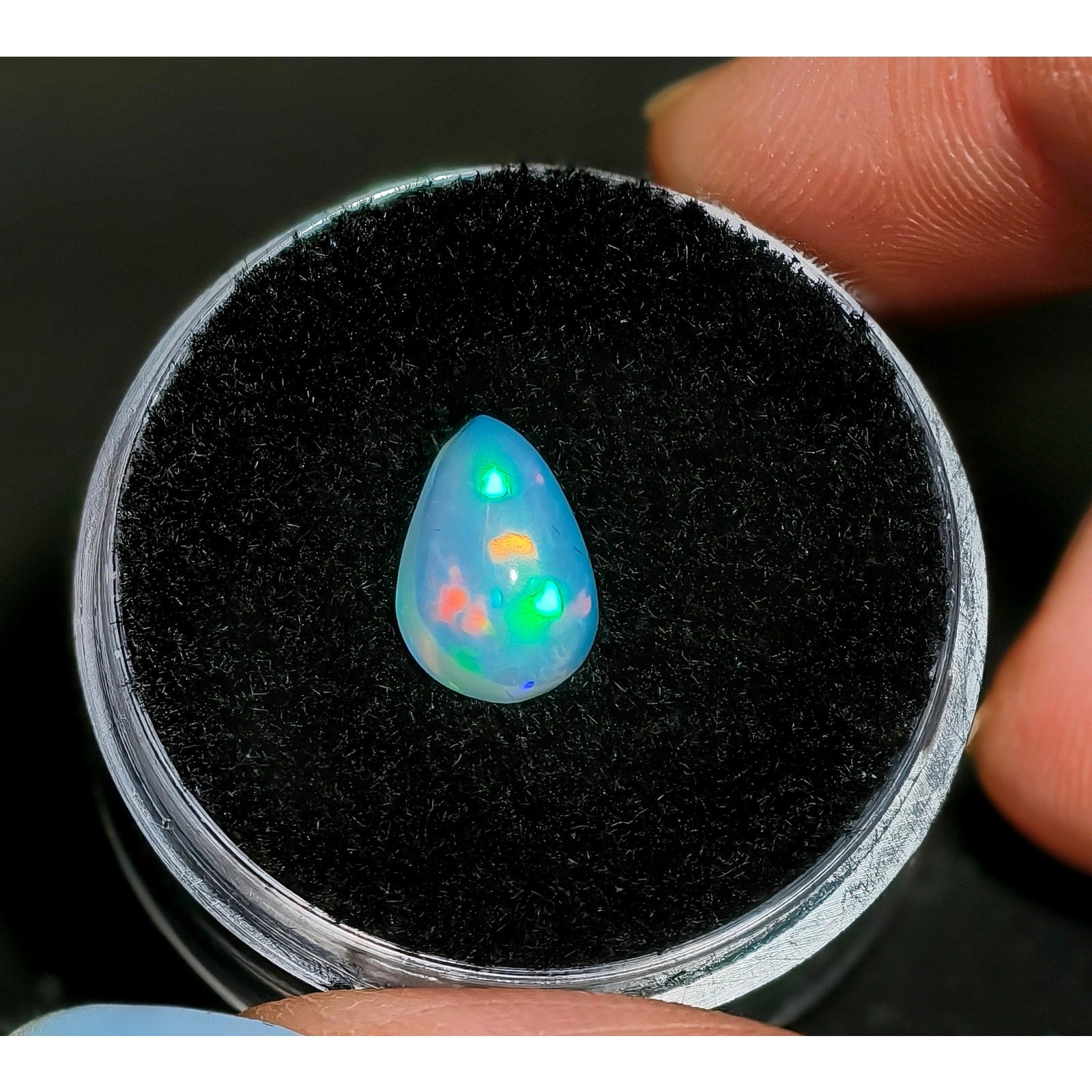 1.50ct Ethiopian Welo Opal Pear Cabochon Gemstone