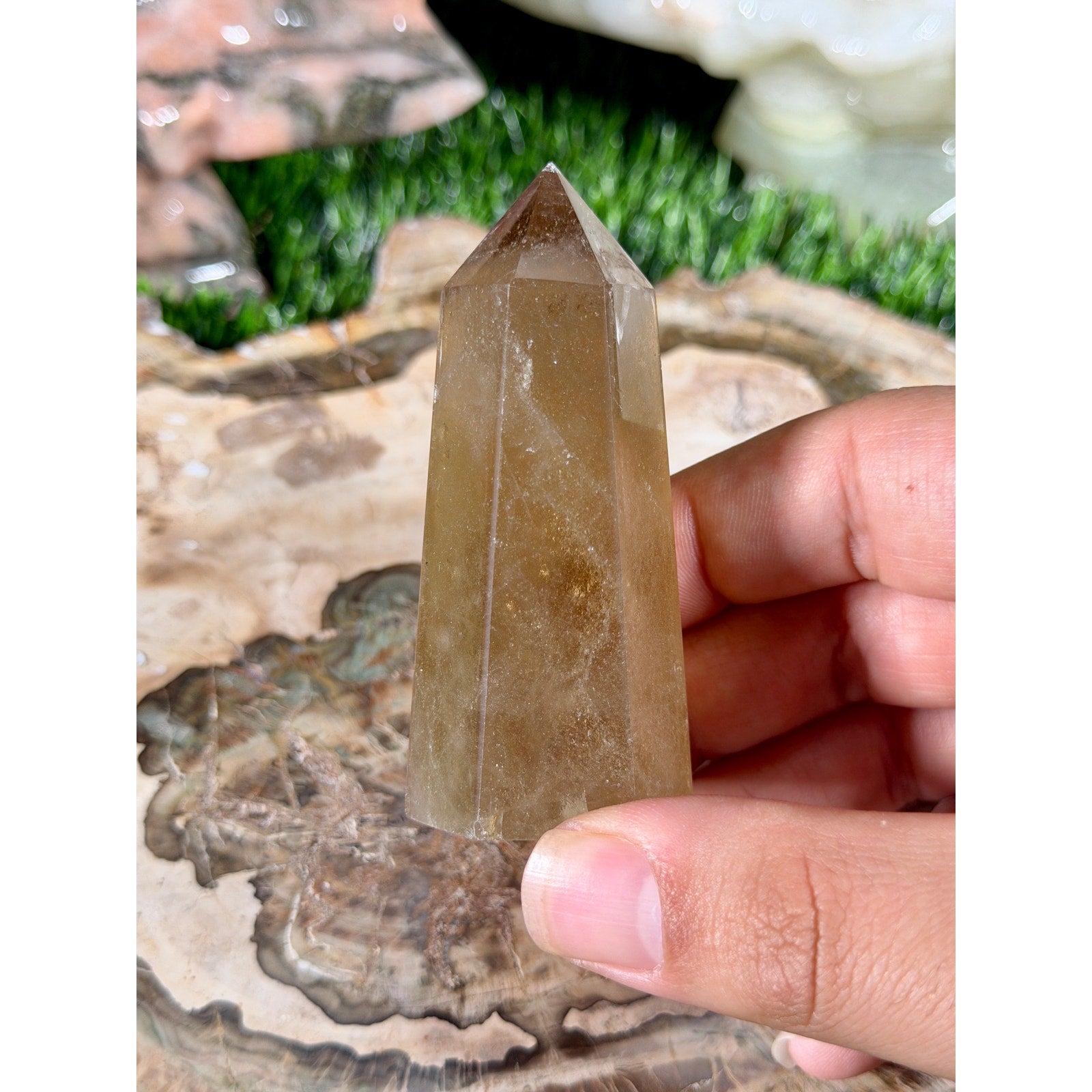 Smoky Citrine Crystal Tower 2.5in 3.3oz