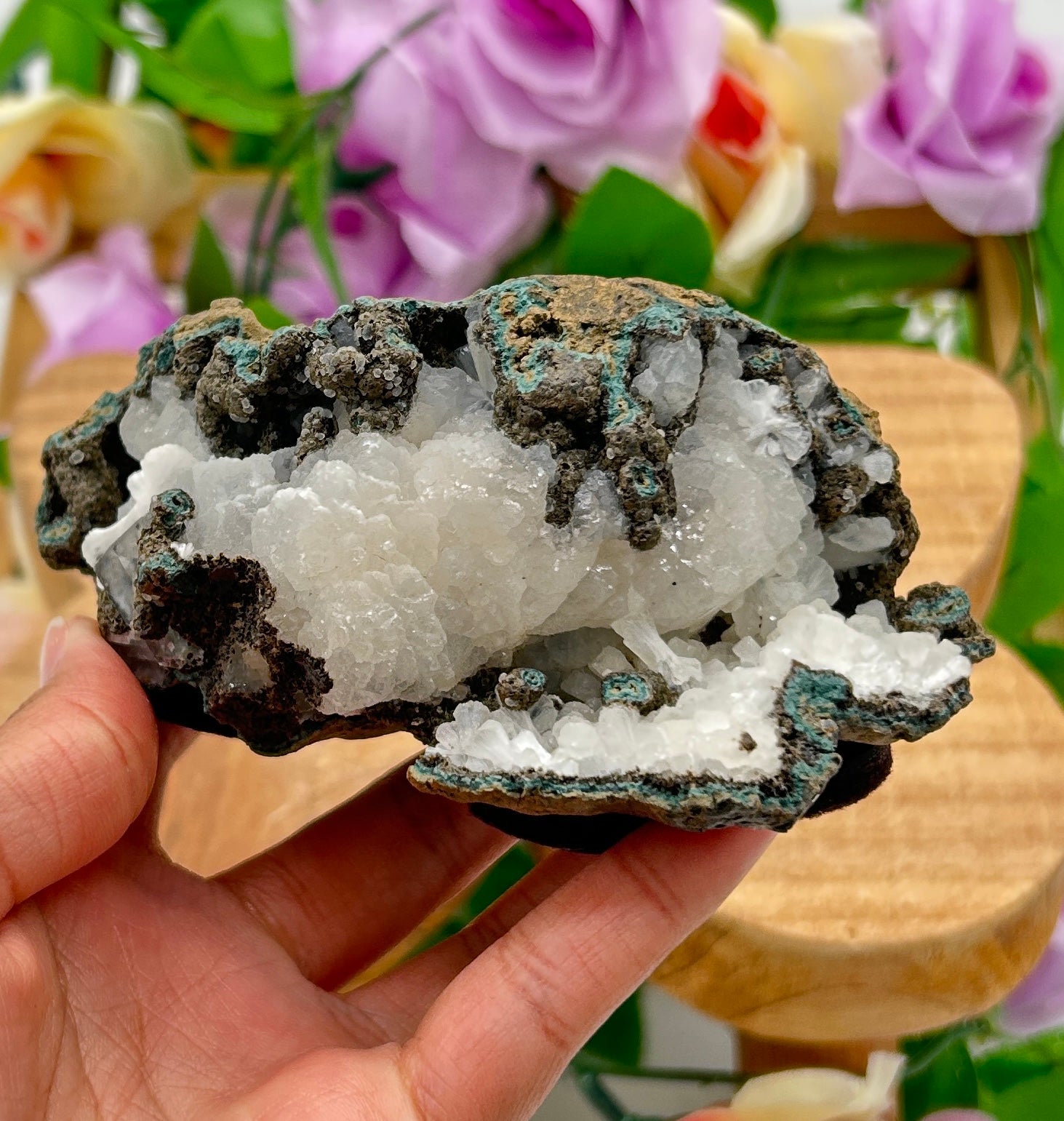 Hemimorphite Raw Crystal Rough Rock Mineral - 350 Grams