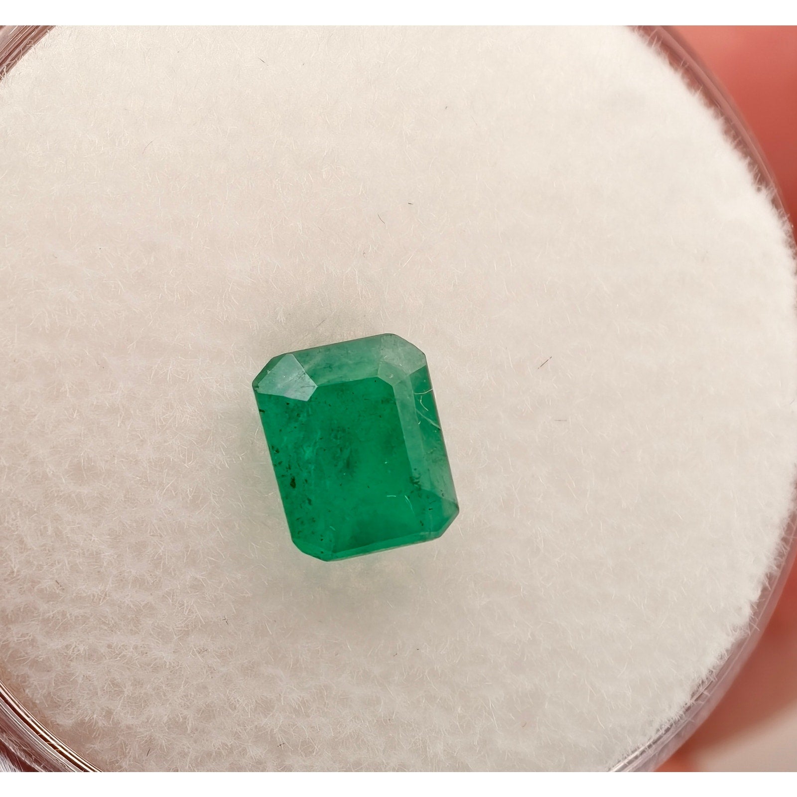 0.70ct Brazilian Emerald Faceted Emerald Cut Gemstone $70 OBO