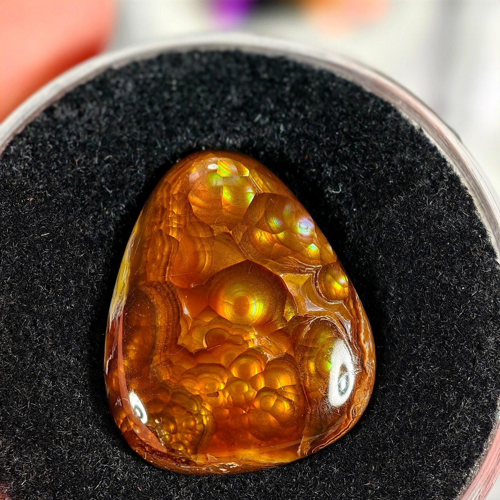 18.60ct High Quality Mexican Fire Agate Gemstone