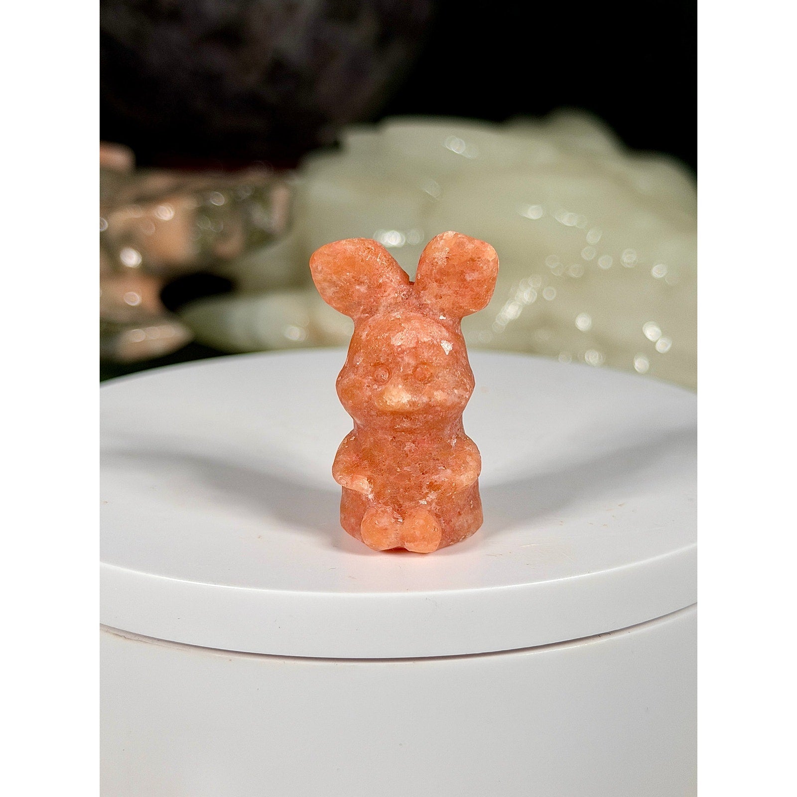 Piglet Sunstone Crystal Carving