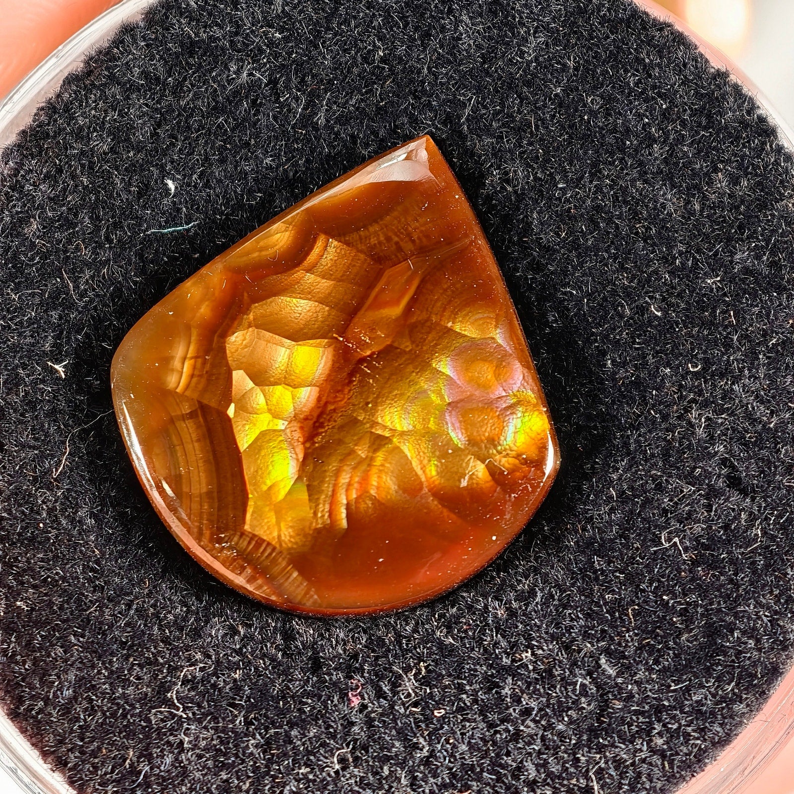 15.55ct High Quality Mexican Fire Agate Gemstone