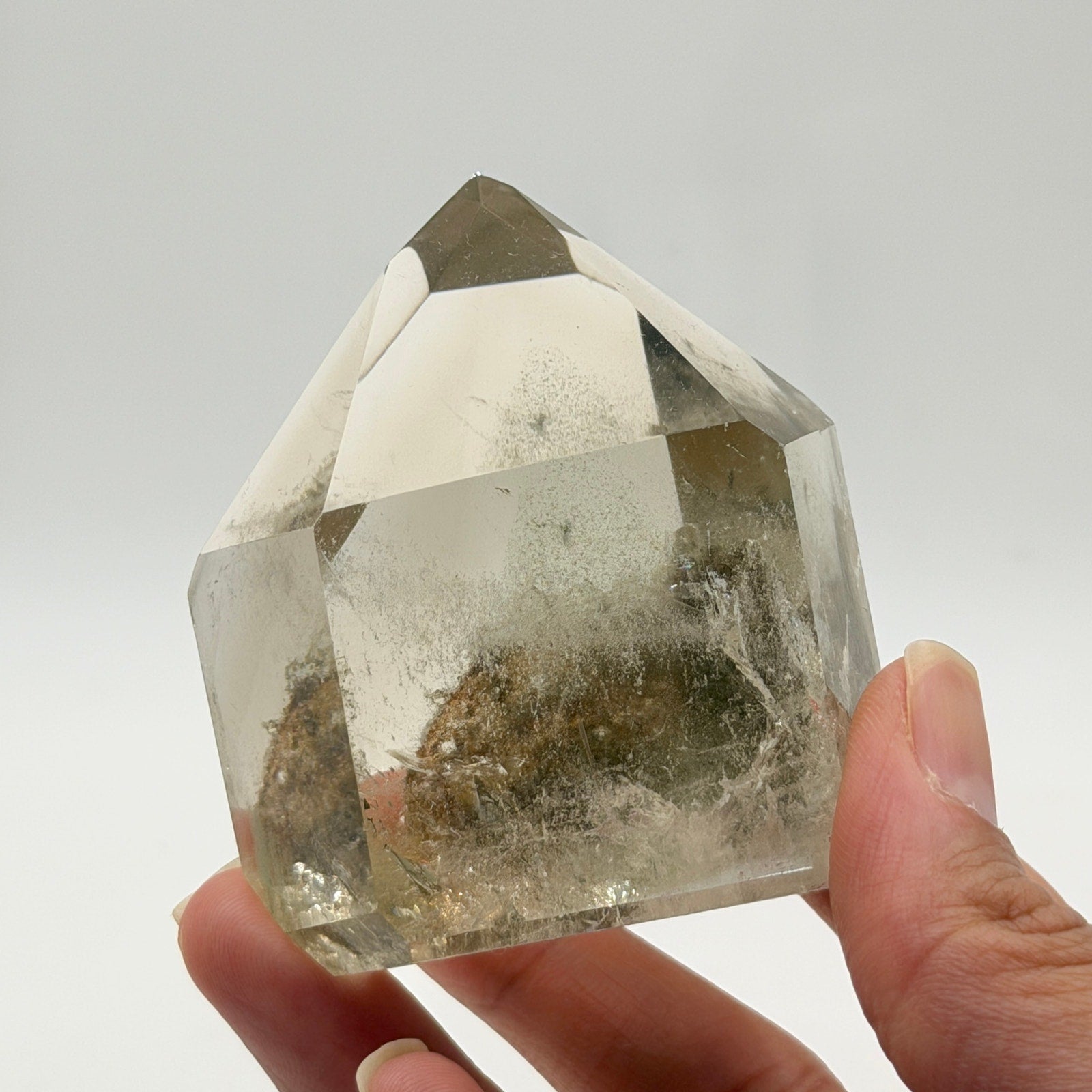 Brazilian Garden Quartz Tower 6.5oz 2.5in Tall