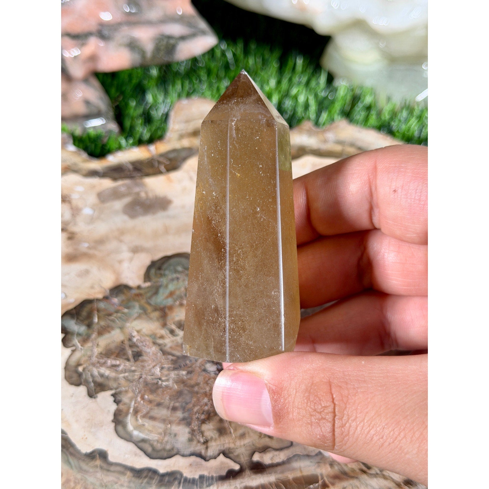 Smoky Citrine Crystal Tower 2.5in 3.3oz