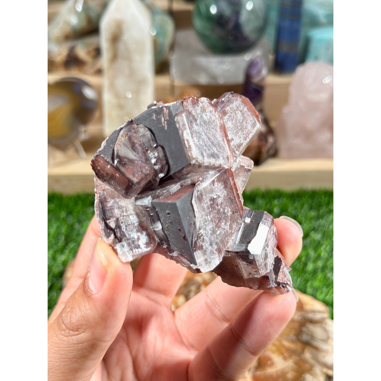 Chocolate Calcite Cluster | 6.4 oz / 181 g | Rare Brown Crystal Cluster