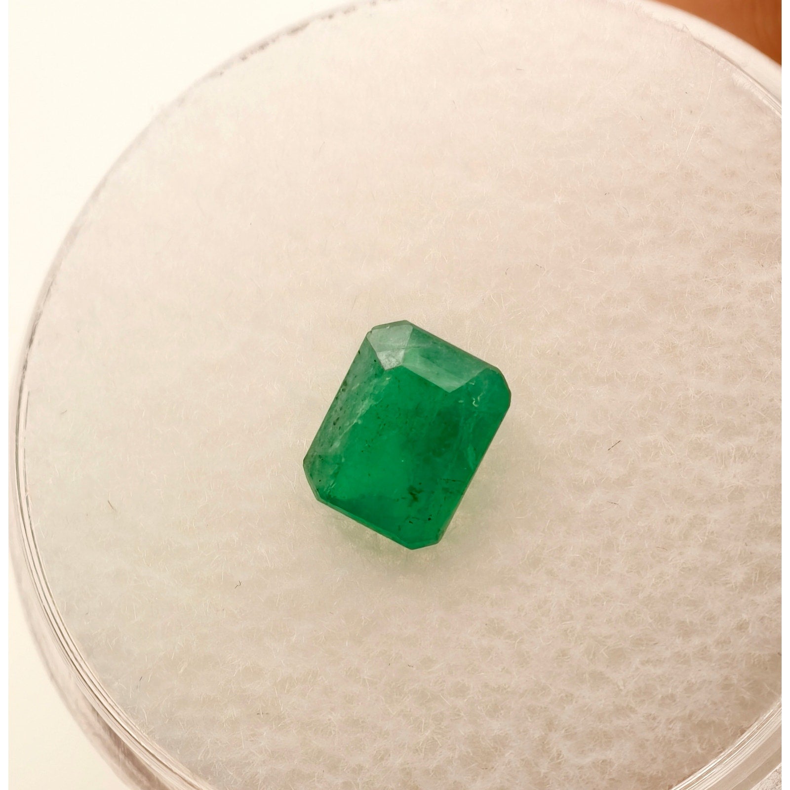 0.70ct Brazilian Emerald Faceted Emerald Cut Gemstone $70 OBO