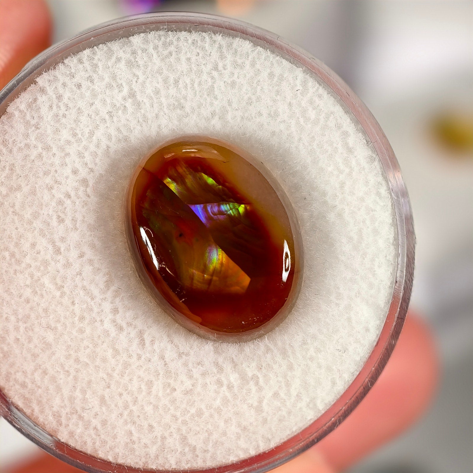 9.95ct High Quality Mexican Fire Agate Gemstone