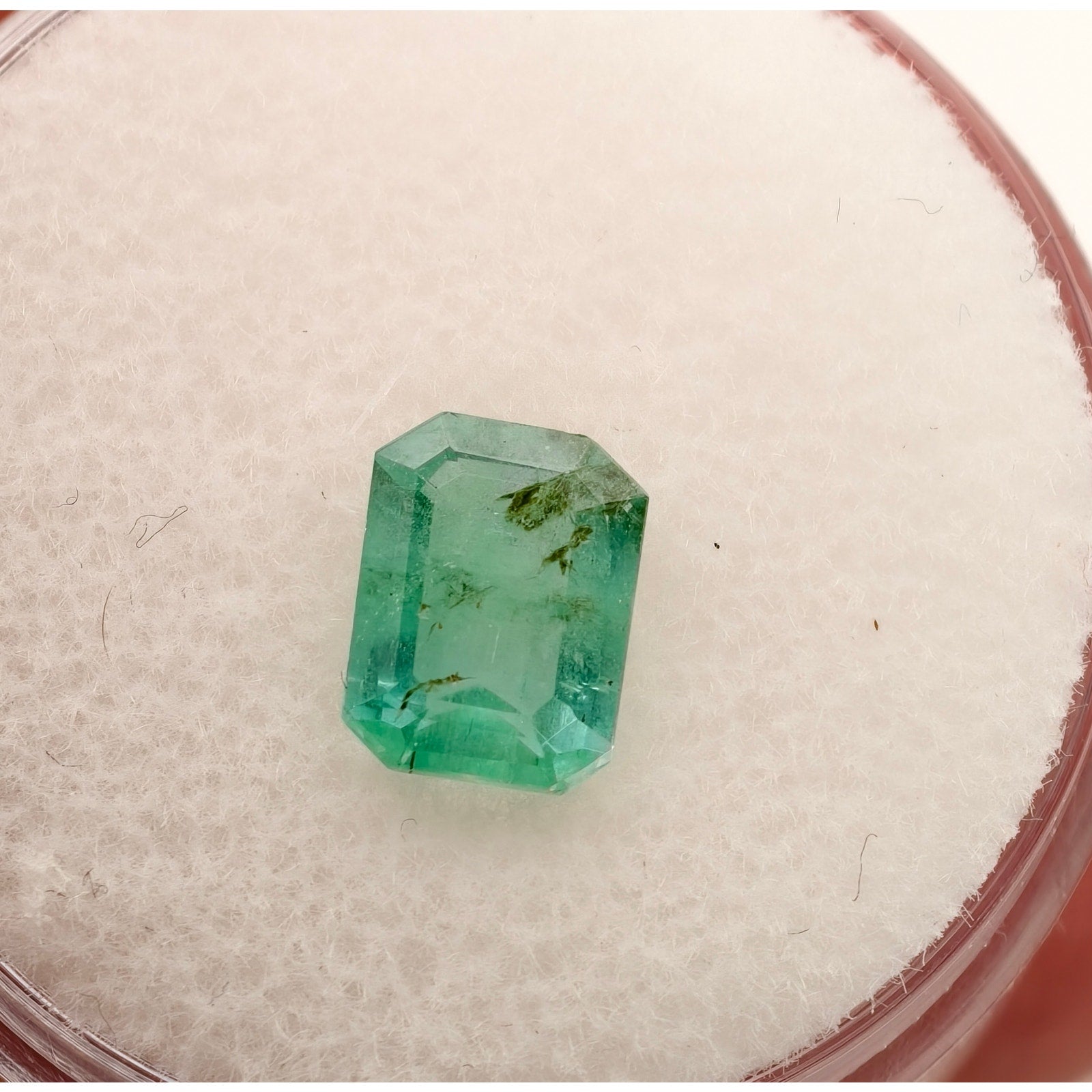 1.15ct Brazilian Emerald Faceted Emerald Cut Gemstone $115 OBO