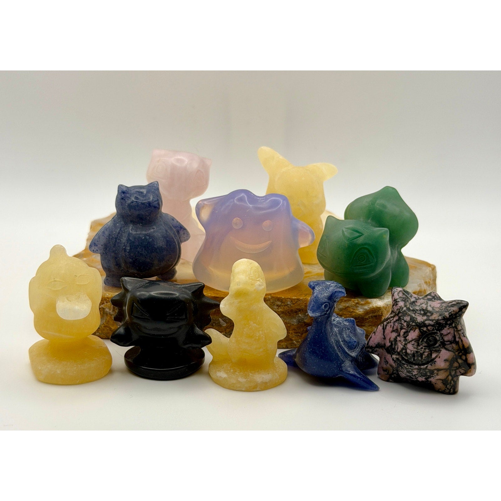 10 Piece Pokémon Crystal Carving Set