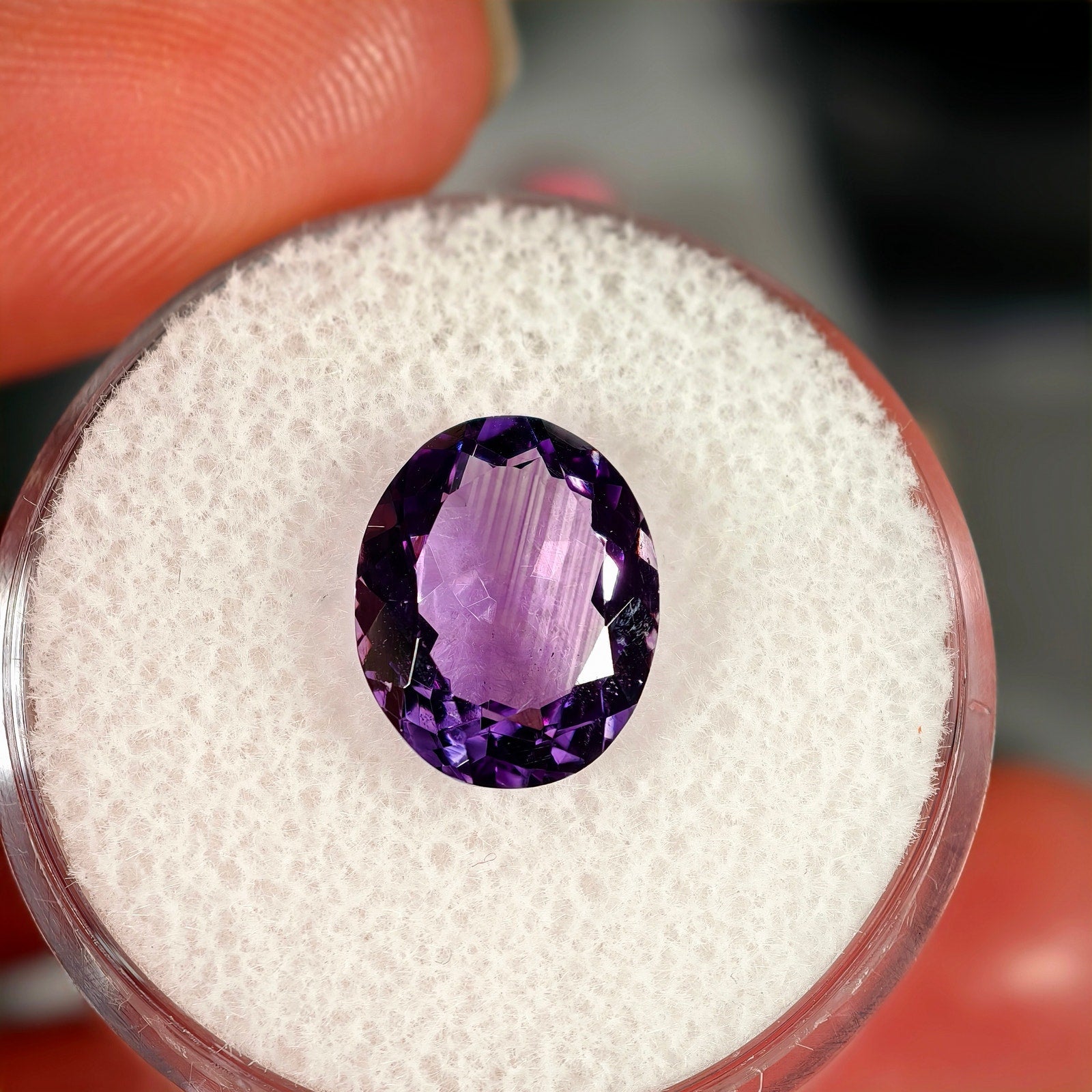 2.90ct Amethyst Oval Cut Gemstone