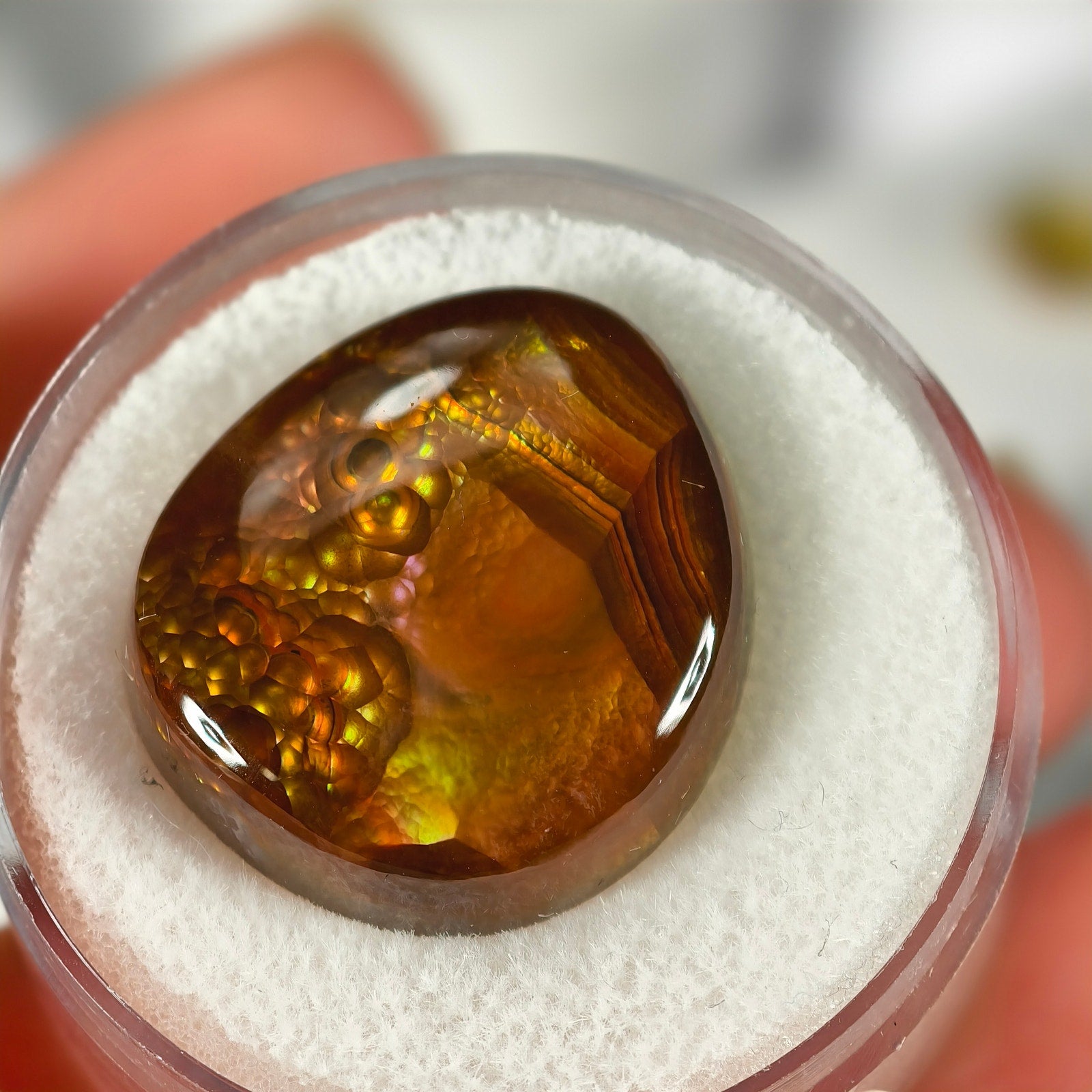 30.00ct High Quality Mexican Fire Agate Gemstone