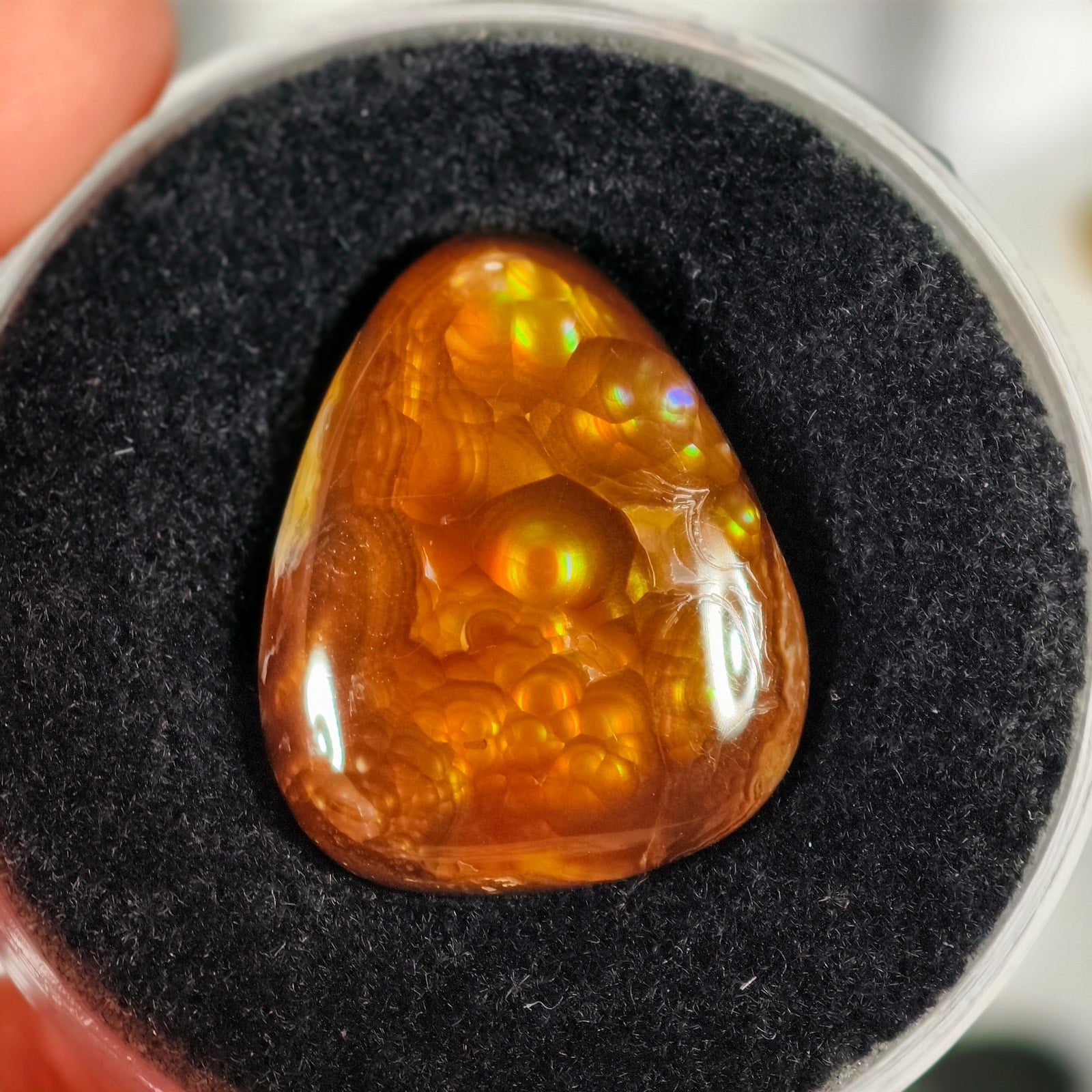 18.60ct High Quality Mexican Fire Agate Gemstone