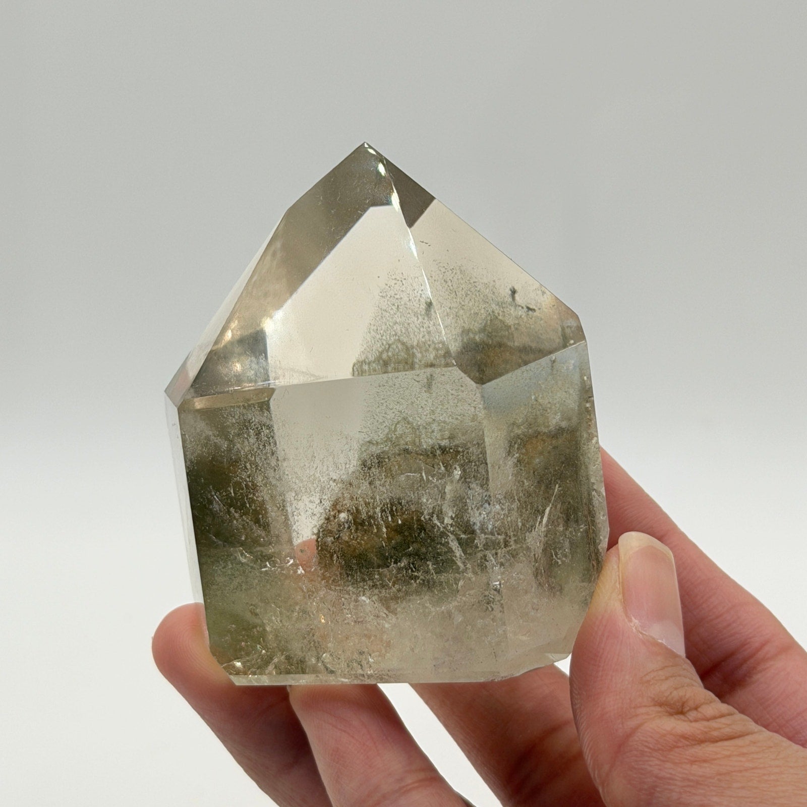 Brazilian Garden Quartz Tower 6.5oz 2.5in Tall